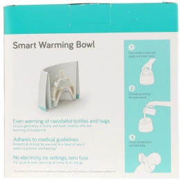 Nanobebe, Умная подставка для разогревания, серый цвет, 1 шт