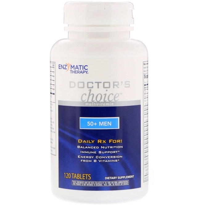 Nature's Way, Мультивитамины «Выбор врача», для мужчин от 50 лет, 120 таблеток