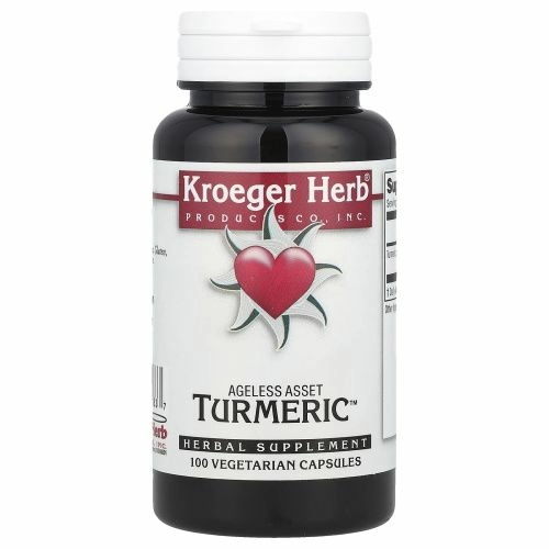 Kroeger Herb Co, Куркума, 100 растительных капсул