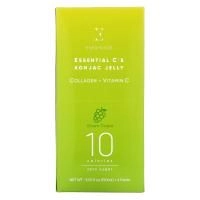 Everydaze, Essential C's Konjac Jelly, зеленый виноград, 4 пакетика по 5,07 жидких унций (150 мл) каждый