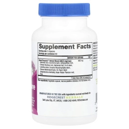 RidgeCrest Herbals, Формула кровяного давления, 120 вегетарианских капсул