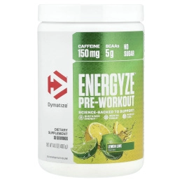 Dymatize, предтренировочный комплекс Energyze™, лимон и лайм, 400 г (14,1 унции)