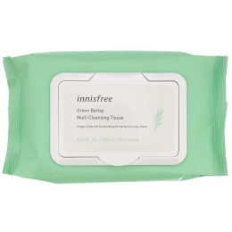 Innisfree, Green Barley, Multi-Cleansing Tissue, 50 Sheets, 8.45 fl oz (250 ml)