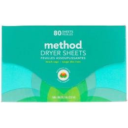 Method, Салфетки с пропиткой мягчителем, береза и шалфей, 80 салфеток