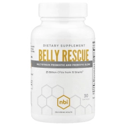 NBI, Belly Rescue, средство для живота, 30 капсул