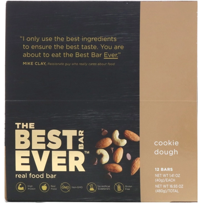 Best Bar Ever, Песочное тесто, 12 батончиков, по 40 г каждый