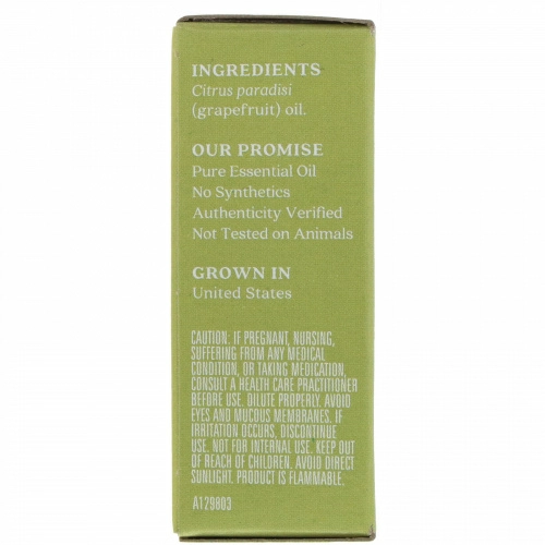 Aura Cacia, Discover Grapefruit, Pure Essential Oil, .25 fl oz (7.4 ml)