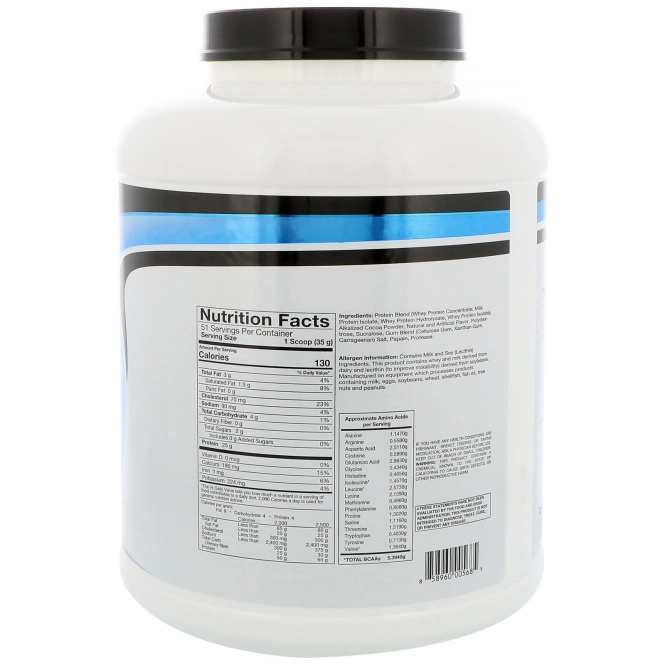 RSP Nutrition, Смесь сывороточного протеина, шоколад, 4 фунта (1,81 кг)