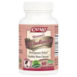 CATALO, Изофлавоны сои для женщин, 60 вегетарианских капсул