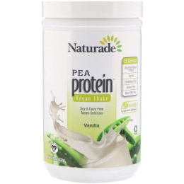 Naturade, Pea Protein Vegan Shake, Vanilla, 15.2 oz (432 g)