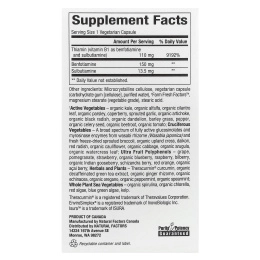 Natural Factors, в биокоферментированной форме, бенфотиамин, 150 мг, 30 вегетарианских капсул