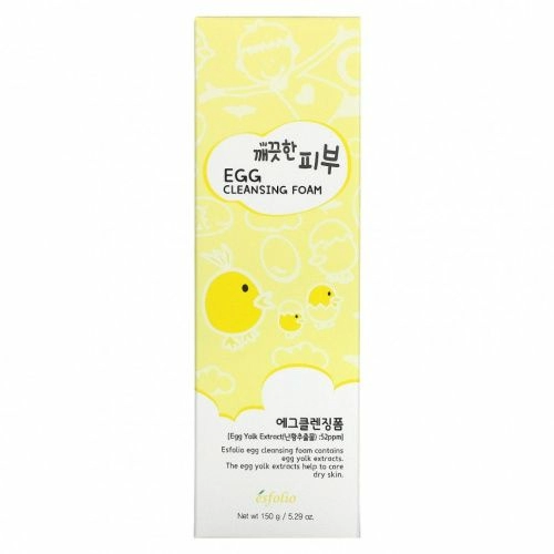 Esfolio, Egg Cleansing Foam, 5.29 oz (150 g)
