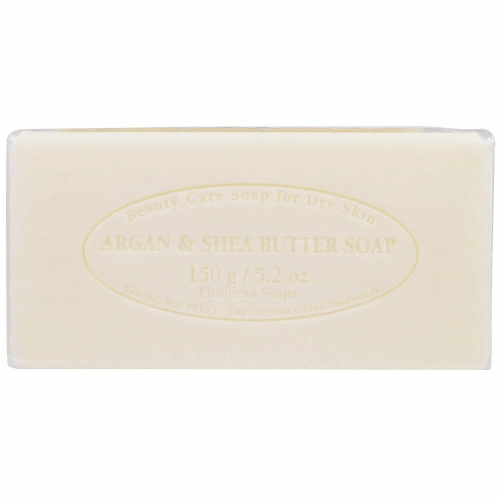 European Soaps, "Пре-де-Прованс", мыло с маслом аргана и дерева ши, 5,2 унции (150 г)