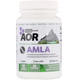 Advanced Orthomolecular Research AOR, AMLA, 90 Vegan Capsules