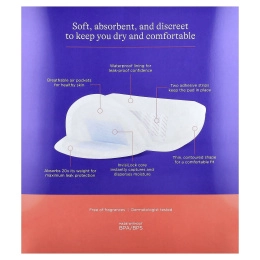 Lansinoh, кормящие прокладки Stay Dry, 200 прокладок в индивидуальной упаковке