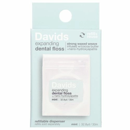 Davids, расширяющая зубная нить, мятный, 30 м (32,8 ярда)