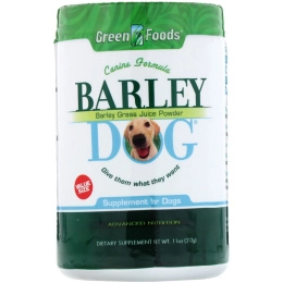 Green Foods Corporation, Порошок из зеленых побегов ячменя для собак Barley Dog, 11 унций (312 г)
