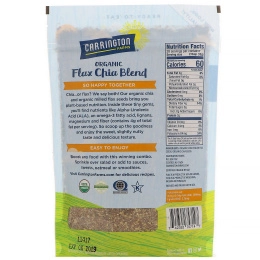 Carrington Farms, Готова к употреблению в пищу, смесь органического льна и чиа, 12 унций (340 г)