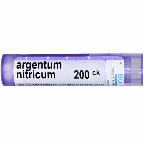 Boiron, Single Remedies, Аргентум нитрикум, 200 СК, 80 гранул