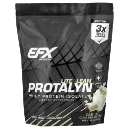 EFX Sports, Protalyn® изолят сывороточного протеина, вафли с ванильным кремом, 907 г (2 фунта)