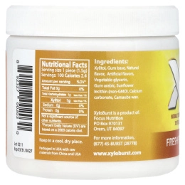 Xyloburst, Ксилитоловая камедь, свежие фрукты, 150 г (5,29 унции), 100 шт.