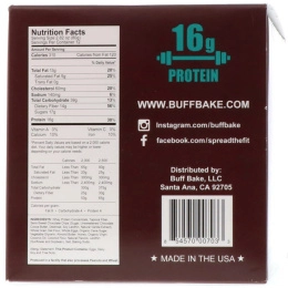 Buff Bake, Протеиновое печенье, классическая шоколадная крошка, 12 штук, 2.82 унции (80 г) каждое