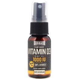 Onnit, Vitamin D3 Spray, Unflavored, 1000 МЕ, 0.8 fl oz (24 ml)