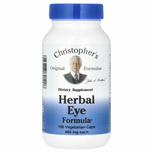 Christopher's Original Formulas, Травяная формула для глаз, 475 мг в каждой, 100 растительных капсул