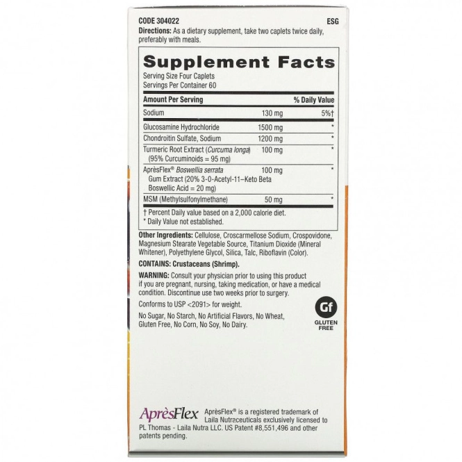 GNC, TriFlex, Fast- Acting, 240 Caplets