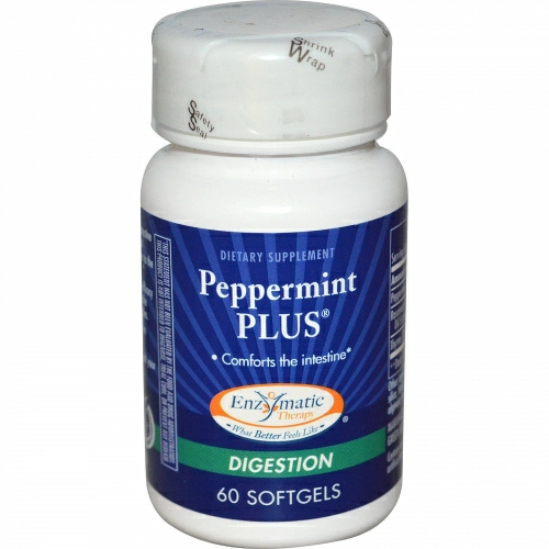 Nature's Way, Перечная мята плюс, 60 гелевых капсул