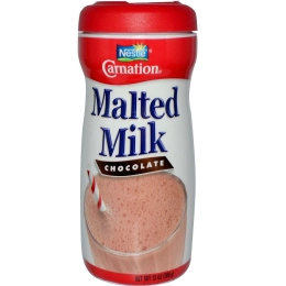 Carnation Milk, Солодовое молоко, шоколад 13 унции (368 г)