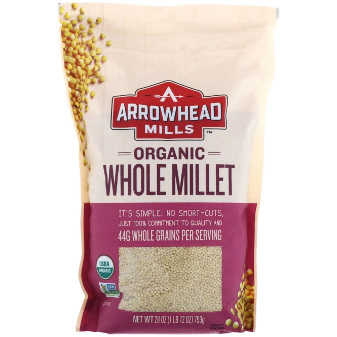 Arrowhead Mills, Органическое цельное пшено, 28 унц. (793 г)