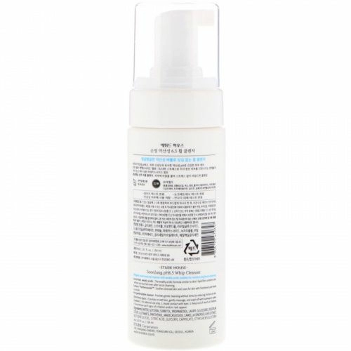 Etude, Soon Jung, pH 6.5 Whip Cleanser, 5.07 fl oz (150 ml)
