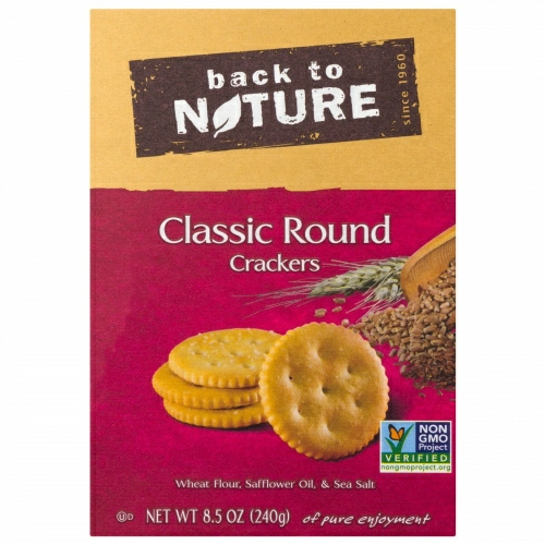 Back to Nature, Классические круглые крекеры, 8.5 унций (240 г)