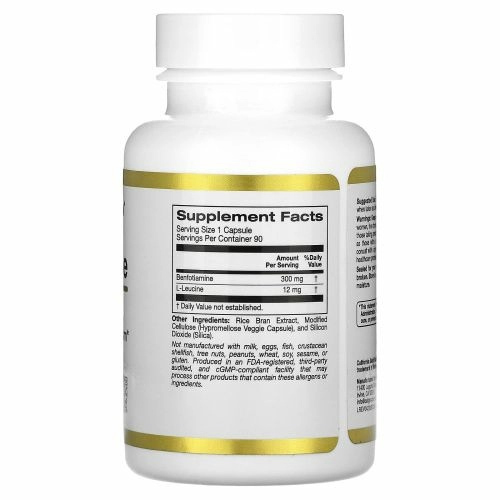 California Gold Nutrition, бенфотиамин, 300 мг, 90 растительных капсул