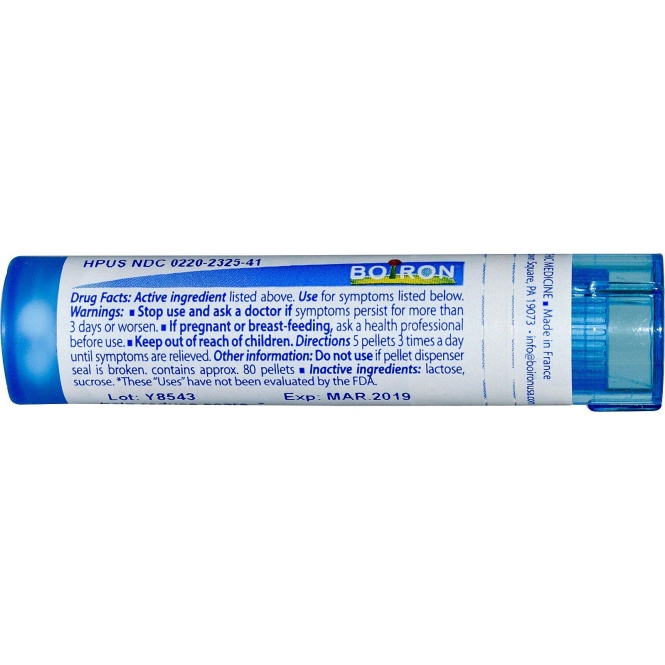 Boiron, Single Remedies, Элементарный углерод, 6 C, прибл. 80 гранул