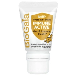 BioGaia, Protectis Baby, иммунно-активные пробиотики в каплях, для детей от 0 до 36 месяцев, 5 мл (0,17 жидк. унц.)