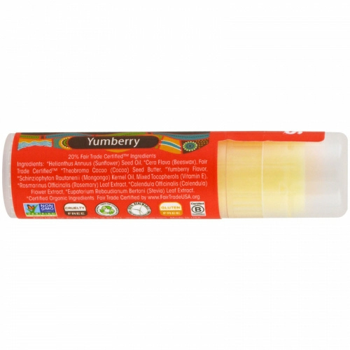 Eco Lips Inc., Губной бальзам Mongo Kiss, восковница красная, 25 унций (7 г)