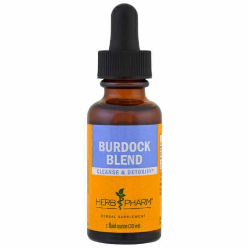 Herb Pharm, Burdock Blend, Cleanse, Detoxify, 1 fl oz (30 ml)