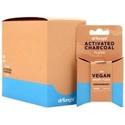 Dr. Tung's, Активированный уголь Зубная нить Лемонграсс 6 шт