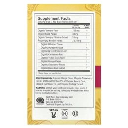 Yogi Tea, поддержка пищеварительной системы, сладкая клубника, без кофеина, 16 чайных пакетиков, 32 г (1,12 унции)