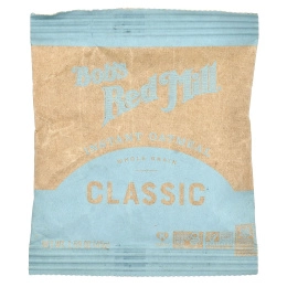 Bob's Red Mill, Овсянка быстрого приготовления, цельнозерновые, классические, 6 пакетиков по 45 г (1,59 унции)