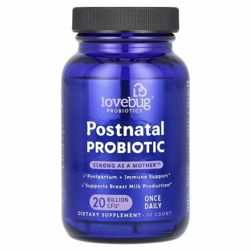 LoveBug Probiotics, пробиотик для послеродового периода, 20 млрд КОЕ, 30 капсул