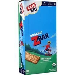 Clif Bar, Z Bar для детей Овсяное печенье со льдом 18 батончиков