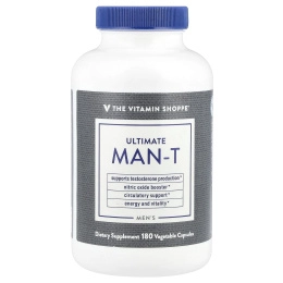 The Vitamin Shoppe, Men's Ultimate Man-T, 180 растительных капсул