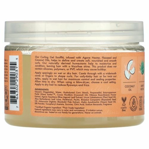 SheaMoisture, гель-суфле для вьющихся волос с кокосом и гибискусом, 340 г (12 унций)