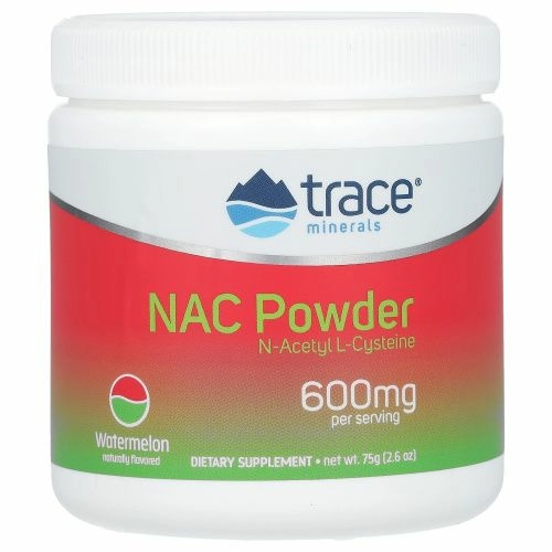 Trace Minerals Research, Порошок NAC (600 мг) Арбуз 2,6 унции