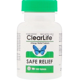 MediNatura, ClearLife, Allergy Relief Tablets, 100 Chewable Tablets