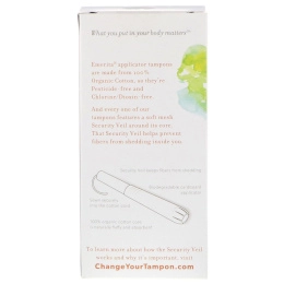 Emerita, Тампоны из 100% органического хлопка с защитной оболочкой, супер, 14 тампонов