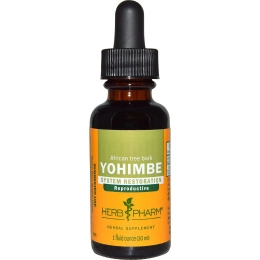 Herb Pharm, Йохимбе, кора африканского дерева, 30 мл